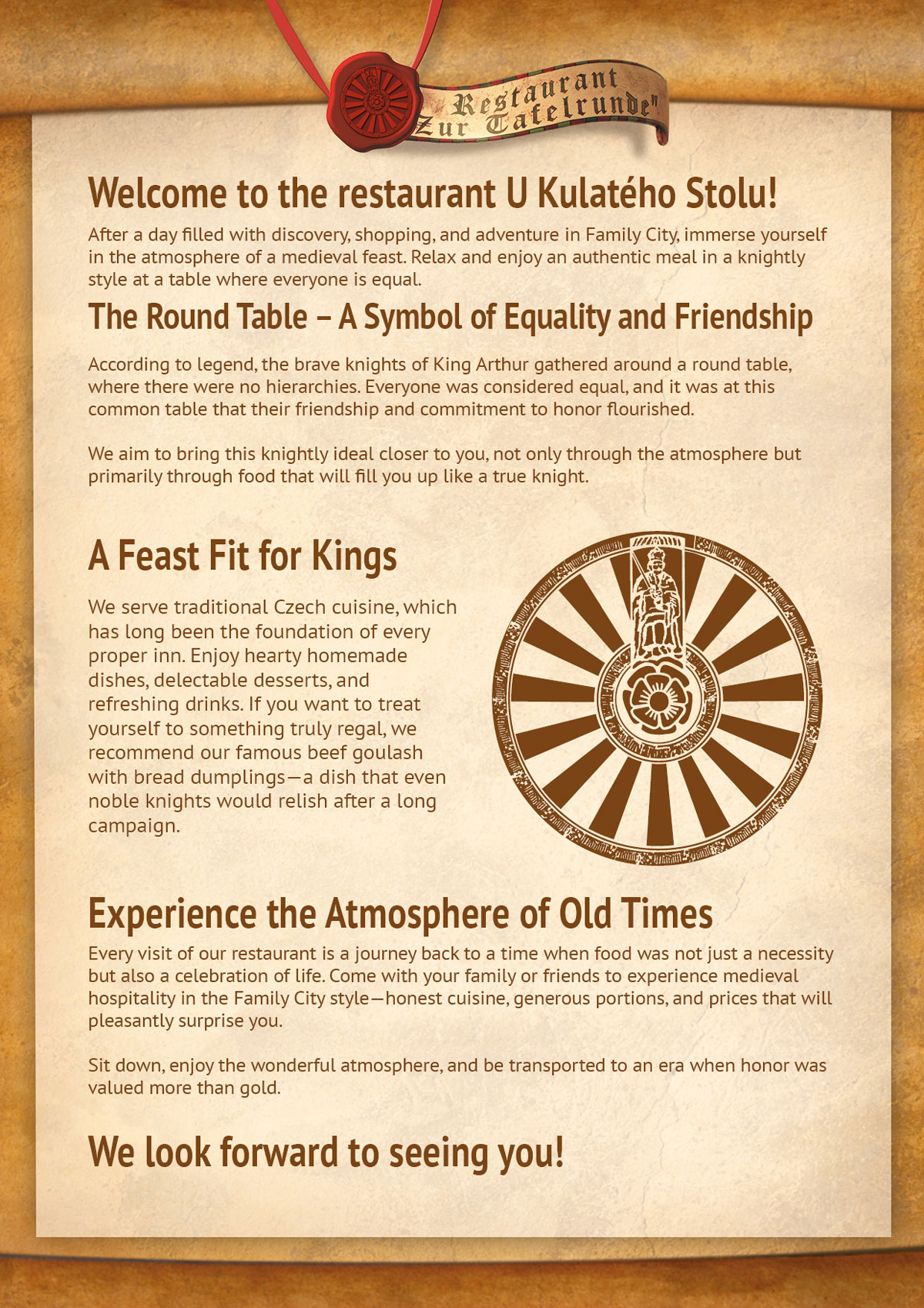 Menu of Castle restaurant – Family City (1)