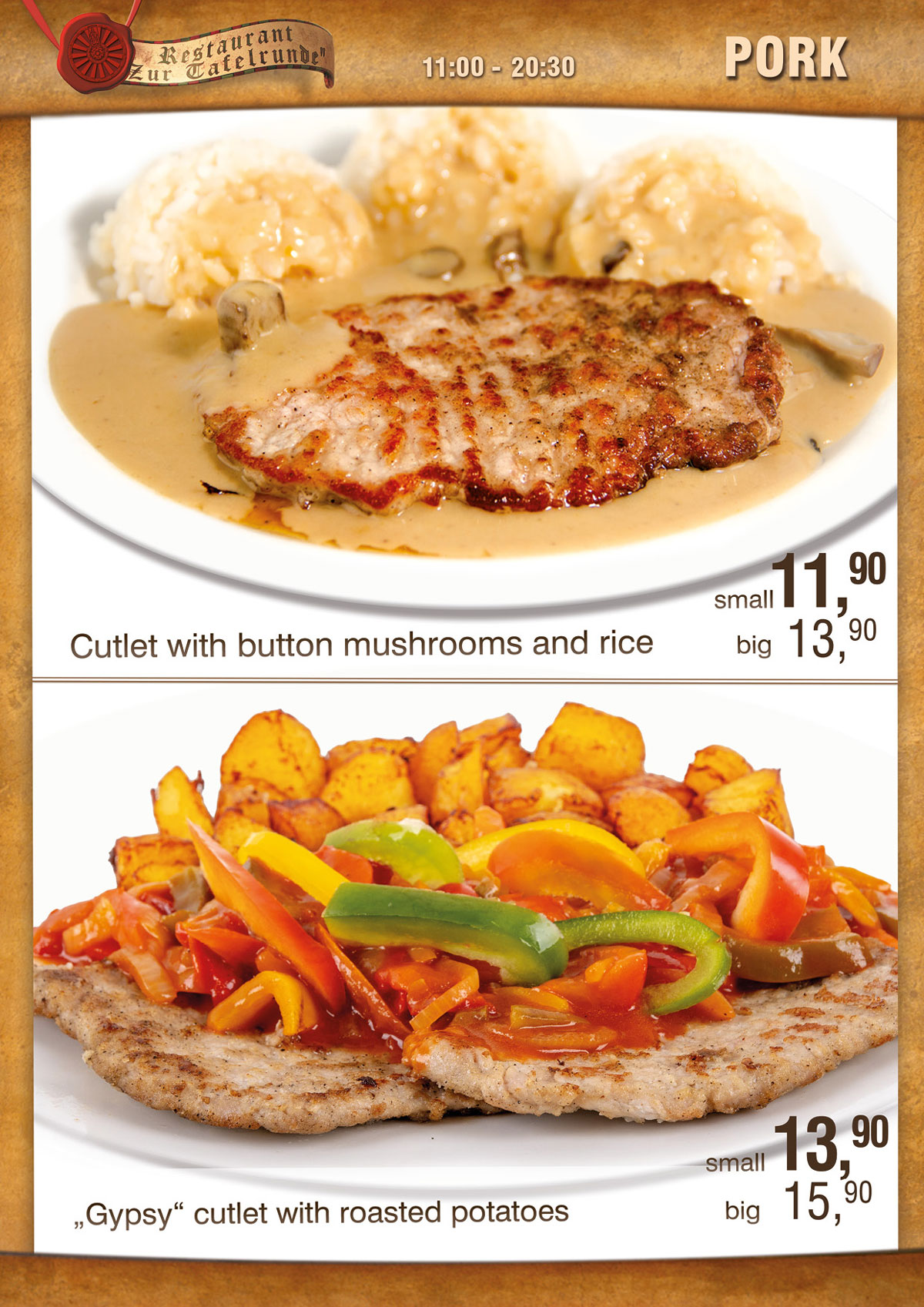 Menu of Castle restaurant – Family City (9)