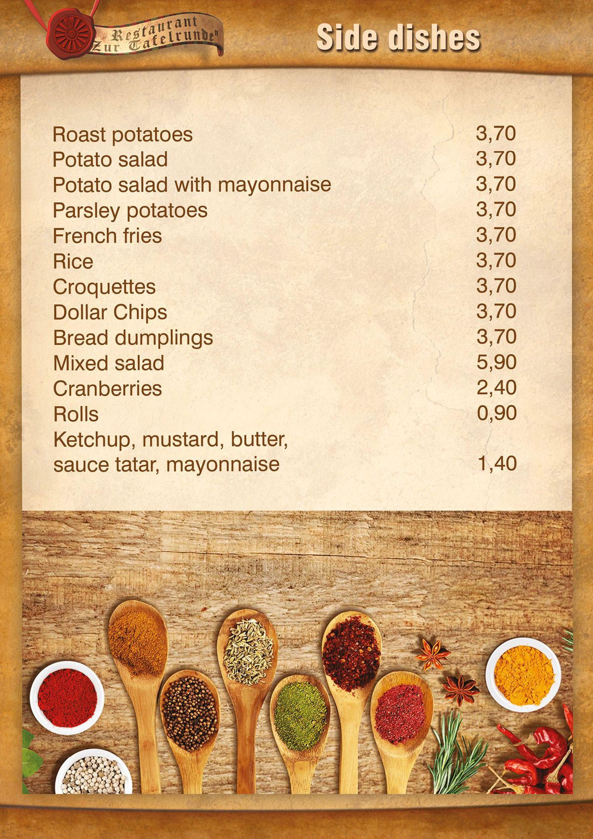 Menu of Castle restaurant – Family City (15)